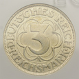 Niemcy - Weimar - 3 Marki 1927 A - Nordhausen - GCN MS63