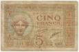 Madagaskar - 5 Francs