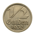 Wolne Miasto Gdańsk - 1/2 Guldena 1932 r. (3)