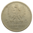 K017 - 5 złotych 1928 r. - NIKE (ze znakiem mennicy)