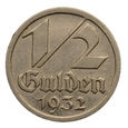 Wolne Miasto Gdańsk - 1/2 Guldena 1932 r. (3)