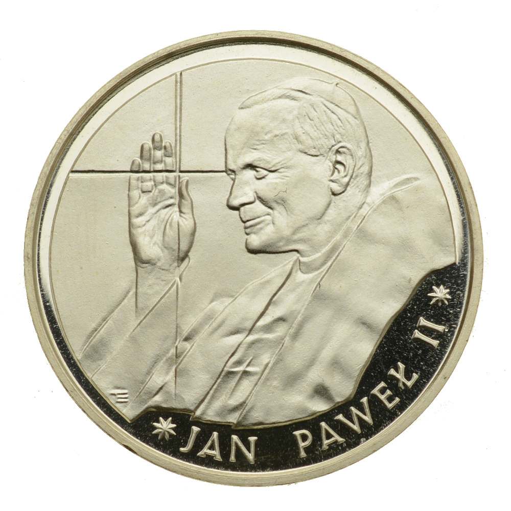 10000 złotych 1988 r. - Jan Paweł II - Cienki Krzyż