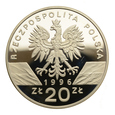 20 złotych 1996 r. - Zwierzęta świata - Jeż