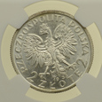 2 złote 1933 r. - Głowa Kobiety - Grading NGC MS61