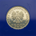 500 złotych 1986 r. - Ochrona środowiska - Sowa