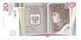 Banknot - 20 złotych 2015 r. - Jan Długosz - RADAR