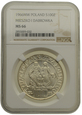 100 złotych 1966 r. - Mieszko i Dąbrówka - Grading NGC MS66