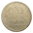 5 złotych 1928 r. - NIKE (ze znakiem mennicy)