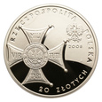 20 złotych 2008 r. - 90. rocznica odzyskania niepodległości