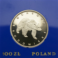 100 złotych 1983 r. - Ochrona środowiska - Niedźwiedź