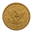 USA - 2 1/2 Dolara 1854 r. - Liberty Head