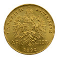 Austria - 4 Floreny / 10 Franków 1892 r. (nowe bicie)