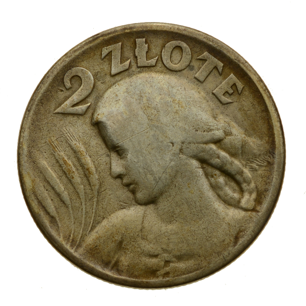 2 złote 1925 r. - Żniwiarka (bez kropki) (2)