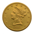 USA - 10 Dolarów 1905 S - Liberty Head
