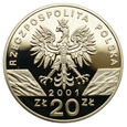 20 złotych 2001 r. - Motyl - Paź Królowej