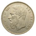 Belgia - 5 Franków 1869 r. - Leopold II