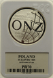 20 złotych 1995 r. - 50. rocznica powstania ONZ - Grading GCN PR70