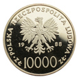 10000 złotych 1988 r. - Jan Paweł II - Cienki Krzyż