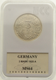 Niemcy - Weimar - 3 Marki 1925 A - 1000 lat Nadrenii - GCN MS64