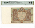50 złotych 1929 r. - PMG 63