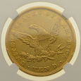 USA - 10 Dolarów 1843 r. - Grading NGC XF45