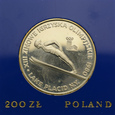 200 złotych 1980 r. - Lake Placid (bez znicza)