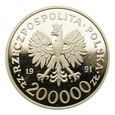 200000 złotych 1991 r. - Barcelona - Żaglówki