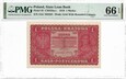 1 marka polska 1919 r. - PMG 66 EPQ