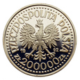 200000 zł 1992 r. - Władysław Warneńczyk (popiersie)