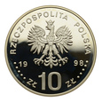 10 złotych 1998 r. - Zygmunt III Waza (półpostać)