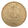 Niemcy - Saksonia - 3 Marki 1910 A - Drugi ślub Wielkiego Księcia