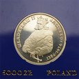 5000 złotych 1989 r. - Władysław Jagiełło (półpostać)