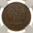 PRÓBA - 1 złoty 1929 r. - Brąz