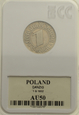 Wolne Miasto Gdańsk - 1 Gulden 1932 r. - Grading GCN AU50