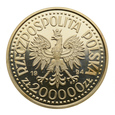 200000 złotych 1994 r. - Zygmunt Stary (półpostać)