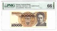 20000 złotych 1989 r. - Skłodowska-Curie - Seria AN - Grading PMG 66