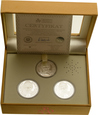 Zestaw 3 numizmatów - Kolekcja Papieska