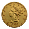 USA - 10 Dolarów 1905 r. - Liberty Head