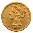 USA - 5 Dolarów 1882 r.