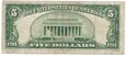 USA - 5 Dolarów 1928 r. - czerwona pieczęć