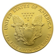 USA - One Dollar 1992 r. - Walking Liberty (platerowana)