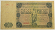 B188 - 500 złotych 1947 r. - Seria O