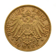 Niemcy - Hamburg - 10 Marek 1908 J