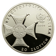 20 złotych 2008 r. - 90. rocznica odzyskania niepodległości