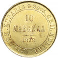 (CK23) Finlandia, Aleksander II, 10 markkaa 1979 S, ciekawszy rocznik