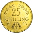 Austria, Republika, 25 szylingów 1929