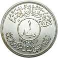 IRAK, 1 DINAR 1972, 25 LAT BANKOWOŚCI CENTRALNEJ, PIĘKNY