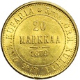 Finlandia, Aleksander II, 20 markka 1879 S