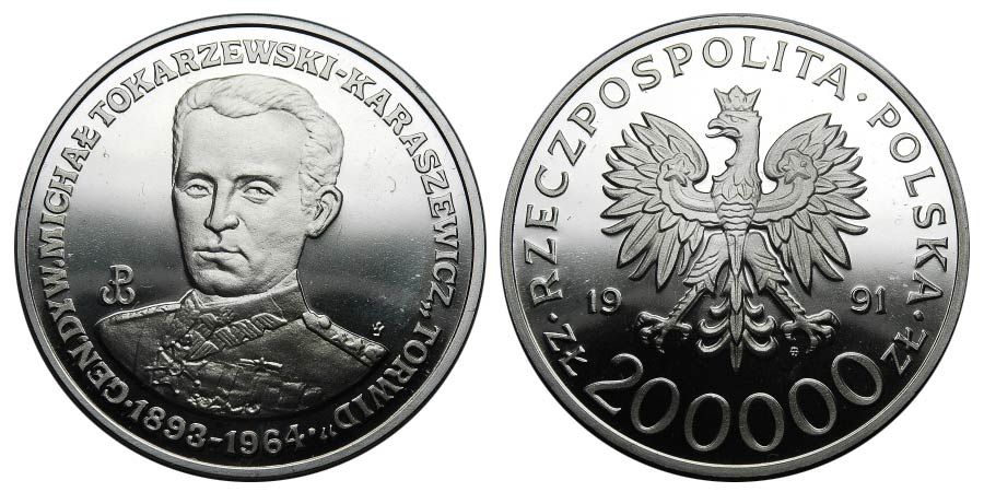 200000zł 1991  Michał Tokarzewski