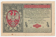 Polska Banknot 1/2 Marki Polskiej 1916